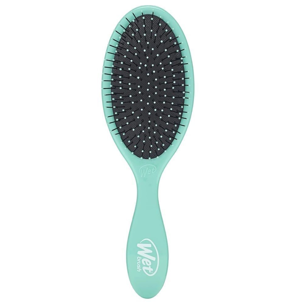 Wet Original Detangler Brush in Aqua glides through tangles without damage